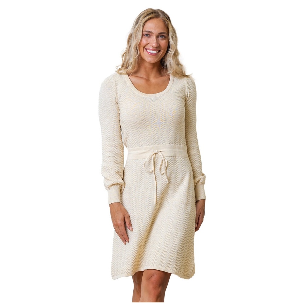 NWT! Hope & Henry Women's Long Balloon
Sleeve Scoop Neck Sweater Dress Womens 10